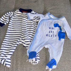 Newborn Pajamas by Carter’s & Okie Dokie